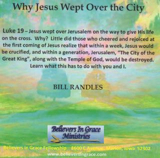 Why Jesus Wept Over the City